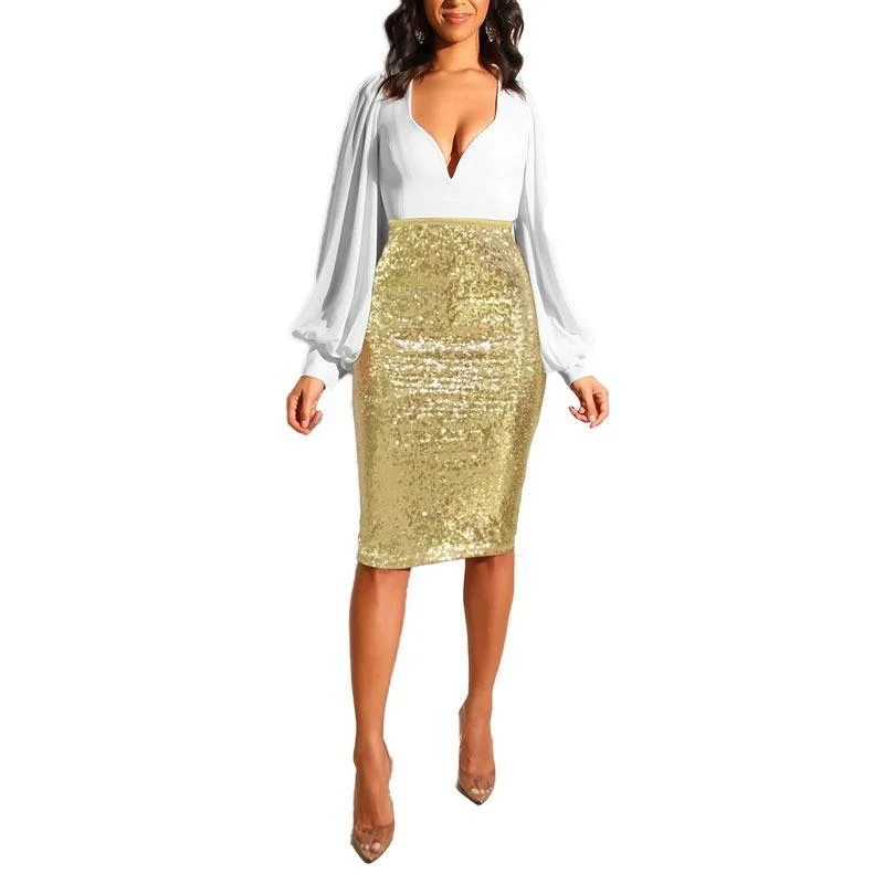 High wrist Skirt a-line skirt cut