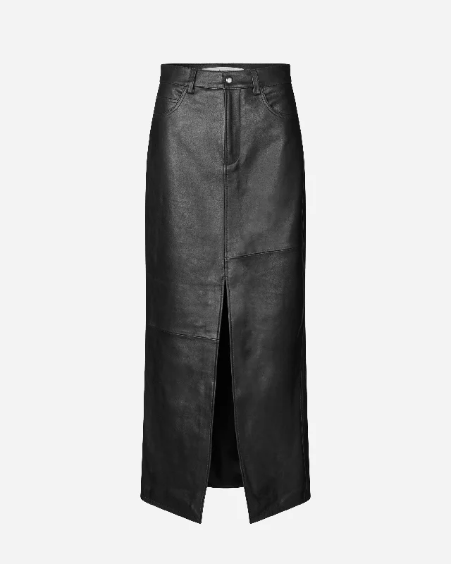 Roadie Leather Skirt high waist skirt