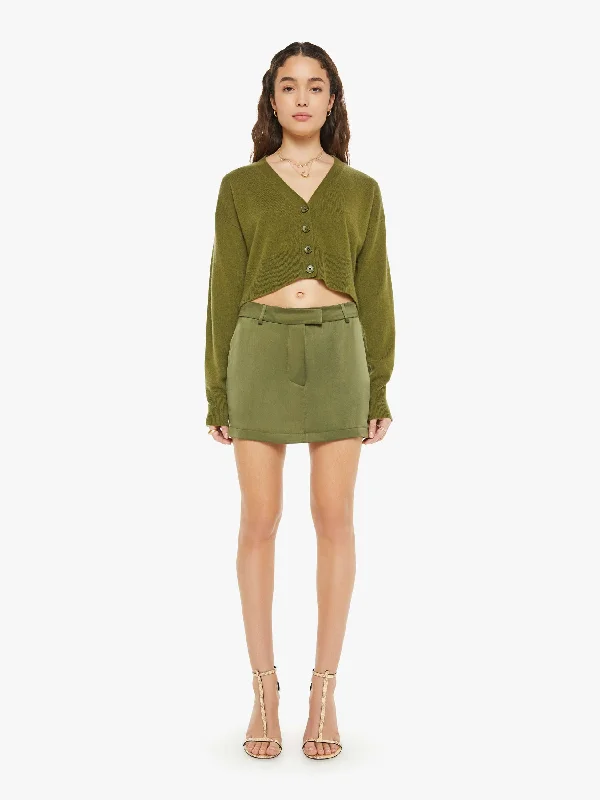 SABLYN Mora Mini Trouser Skirt - Olive lace skirt romantic