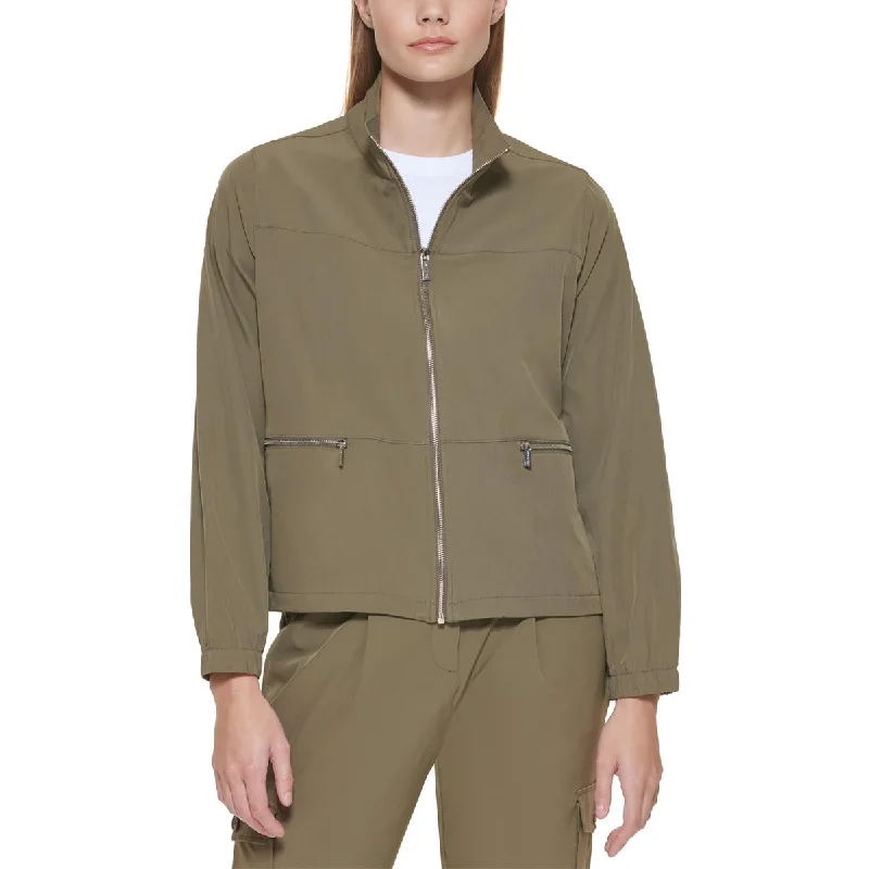 Womens Lightweight Warm Soft Shell Jacket Herringbone Jacket Checkered Jacket Solid Jacket