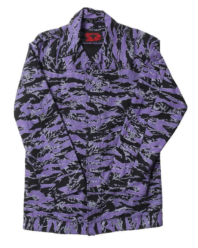 Purple Camo Jacket Mesh Jacket Canvas Jacket Denim Jacket
