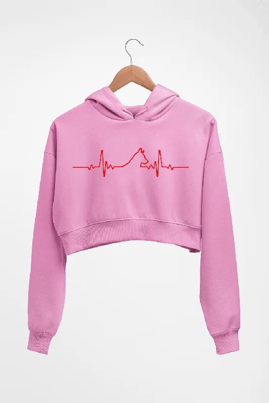 Dog Crop HOODIE FOR WOMEN Hoodie with Set-In Sleeves Structured Classic