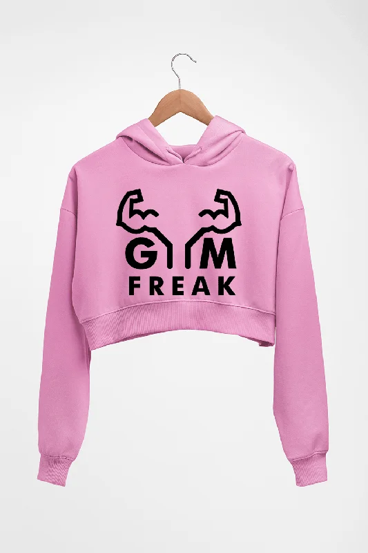 Gym Crop HOODIE FOR WOMEN Hoodie with Hem Applique Textured Unique