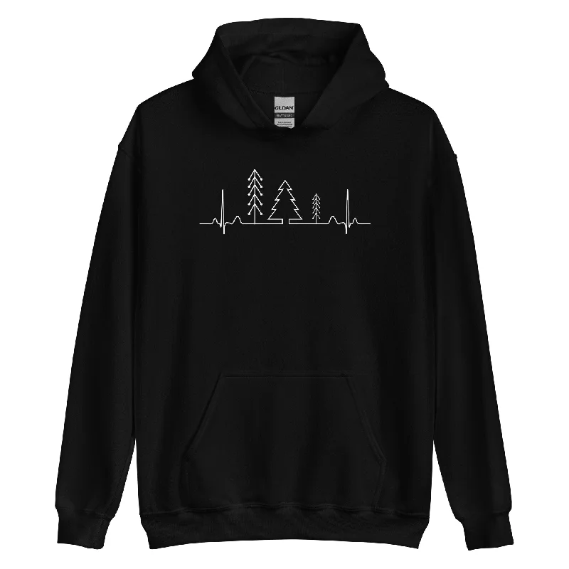Herzschlag Wald - Unisex Hoodie Hoodie with Gradient Ombre Colorful
