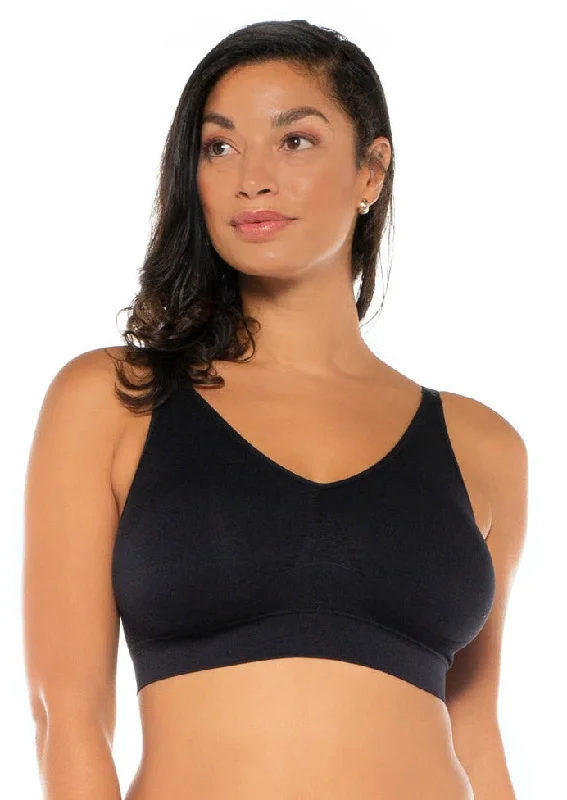 Seamless Ahh Bra® with Lace Back Detail Elegant Lace Bralette