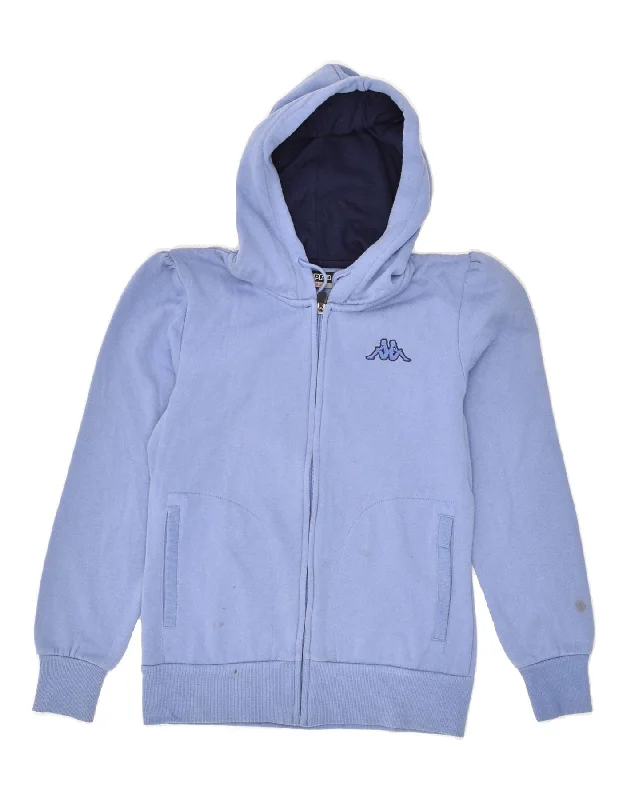 KAPPA Womens Graphic Zip Hoodie Sweater UK 12 Medium Purple Cotton Anti-Pilling Anti-Shrink Durable KAPPA Womens Graphic Zip Hoodie Sweater UK 12 Medium Purple Cotton Anti-Pilling Anti-Shrink Durable
