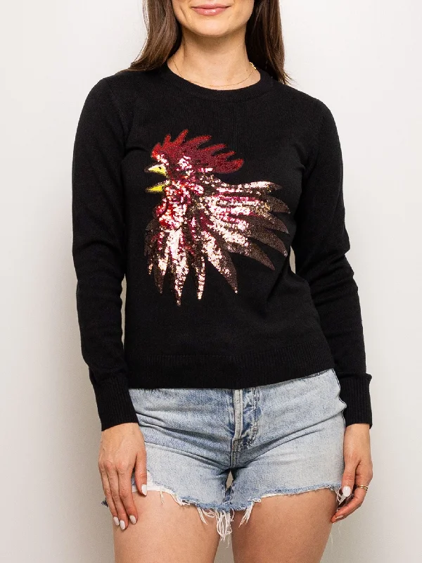 Mega Gamecock Sweater Houndstooth Herringbone Solid