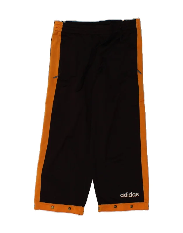 ADIDAS Womens Tracksuit Trousers UK 14 Medium Black Polyester Trousers Designer Luxury