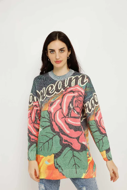 DREAM ROSE PULLOVER HAT60 Short Sleeve Top