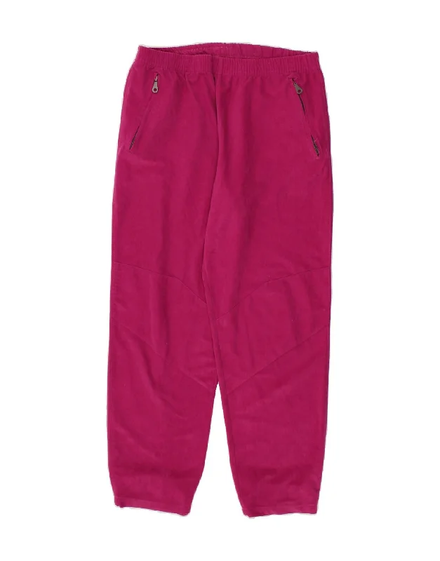 GREAT ESCAPES Womens Tracksuit Trousers Joggers UK 14 Large Pink Trousers practical durable