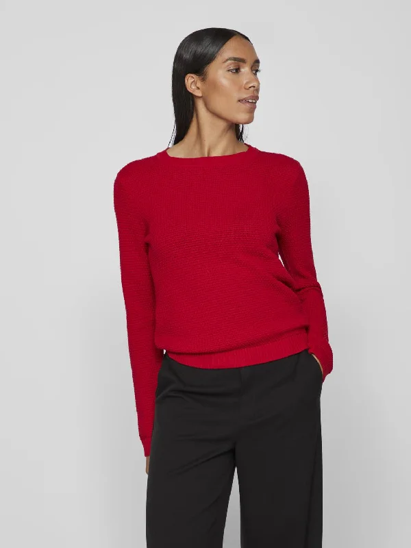 VIDALO Pullover - Barbados Cherry Chenille Soft Sweater
