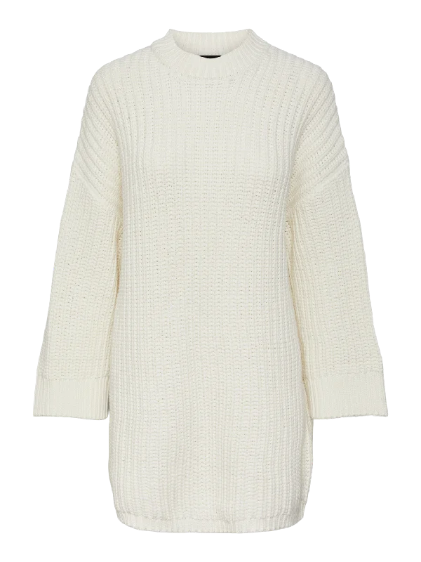 PCJANNI Pullover - Cloud Dancer Thick Cable Knit