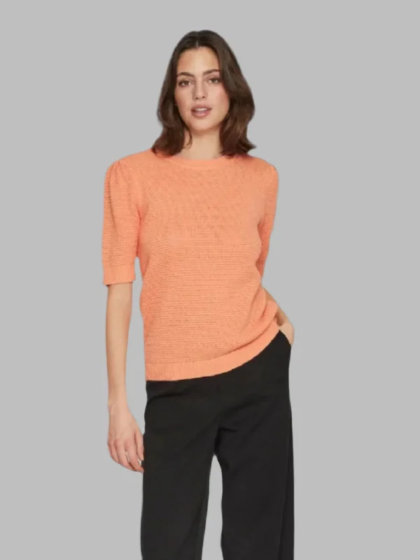 VIDALO Pullover - Shell Coral High Neck Pullover