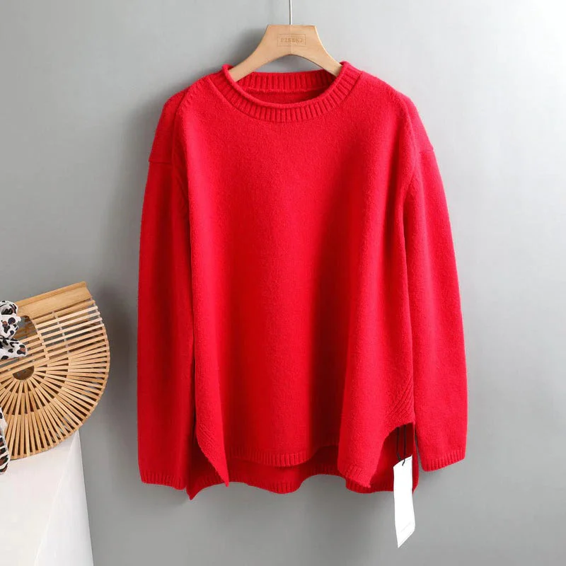 Round Neck Red